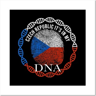 Czech Republic Its In My DNA - Gift for Czech From Czech Republic Posters and Art